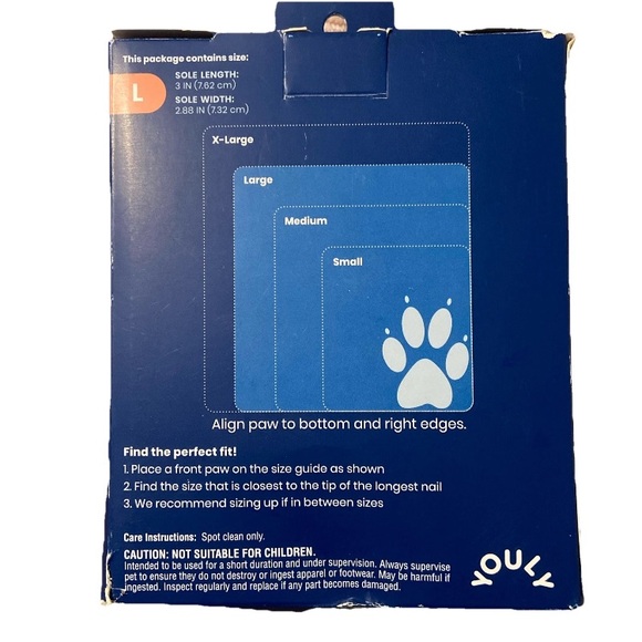 Youly "The Adventurer" All-Weather Water Resistant Dog Boots Blk/Gry SZ LARGE - Picture 2 of 4